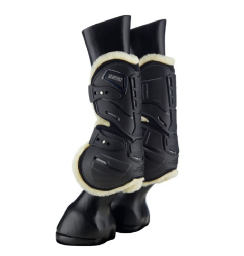 PROTECTOR FREEFLEX HYBRID TENDON STUBBEN BORREGUITO NEGRO Y MARRON